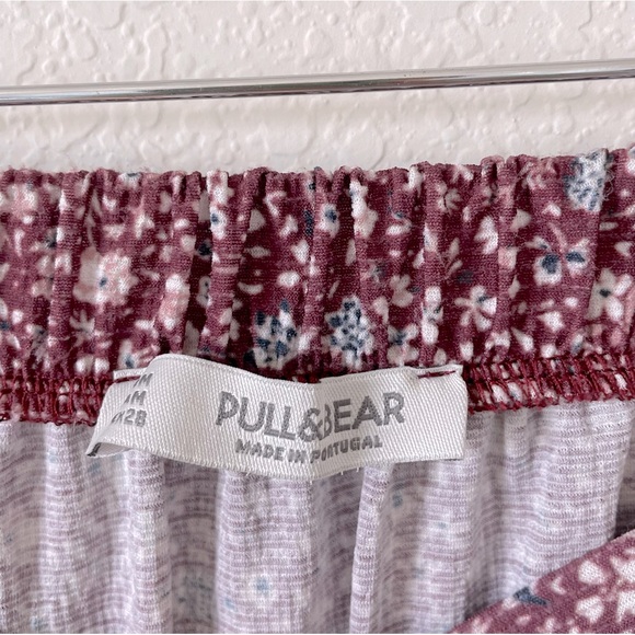 Pull&bear floral print maxi skirt with front slit - Picture 3 of 4